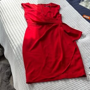 Badgley Mischka Vibrant Red Dress